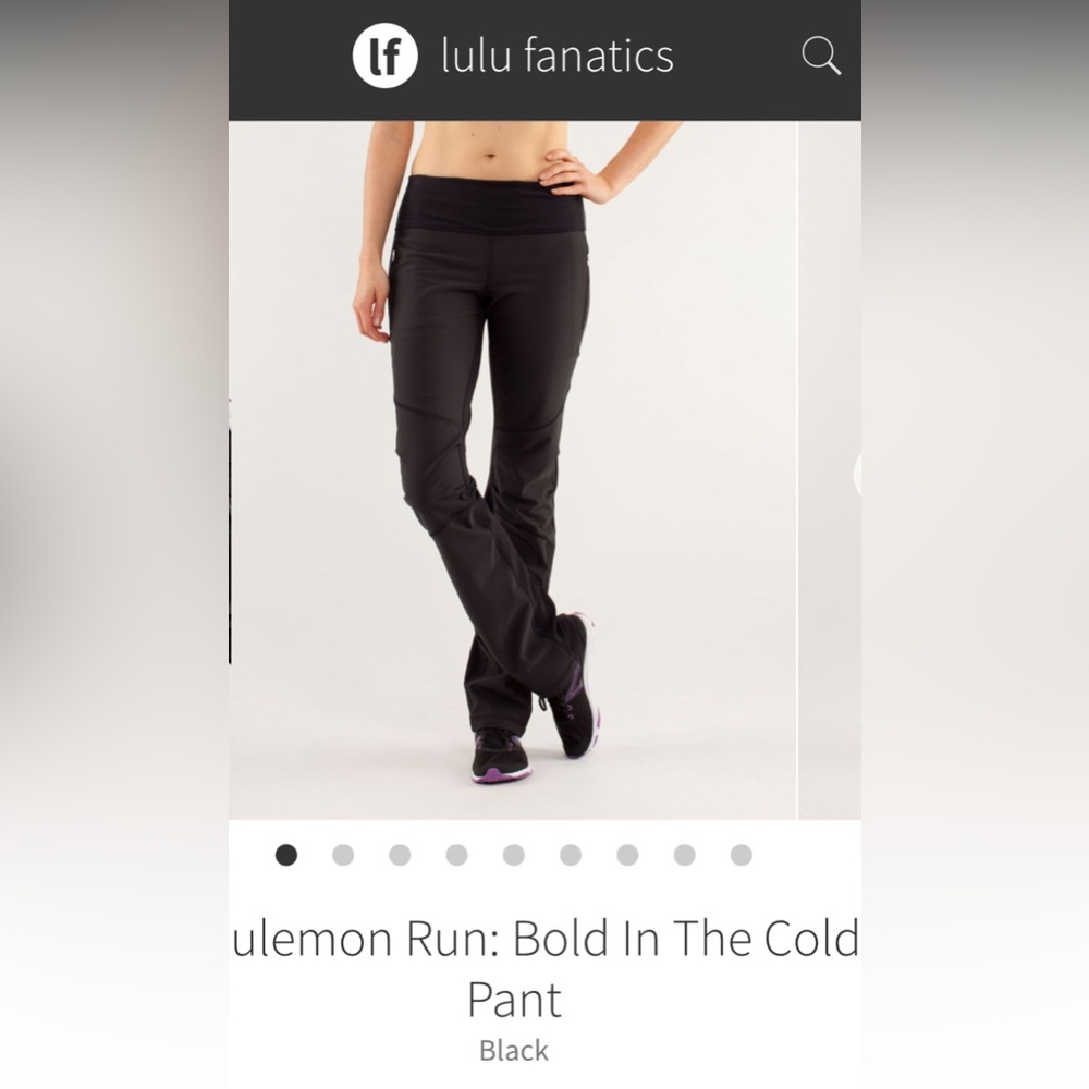 VGUC Lululemon running pant